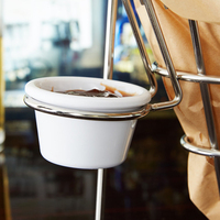 Tasse à ramequin ronde en mélamine de 2oz pour salsas, assiette buffet d'hôtel 3 couleurs pour servir les trempettes et les sauces