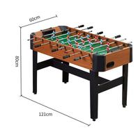 Maßgefertigte 4-Fuß-Holz-Mini-Tischfußballtische, professioneller Indoor-Tischfußballtisch aus MDF+PVC, Unterhaltungsspiel-Tischkicker für Männer