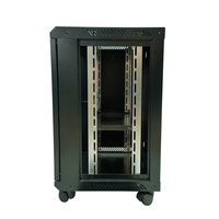 Baie de serveur murale pour centre de données 12U 400*530 homologuée CE, armoire en acier SPCC 19 pouces, rack 42U en stock