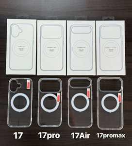 Funda de teléfono magnética de tendencia para iPhone 17 Pro, Funda personalizada transparente para teléfono móvil con carga inalámbrica para iPhone 17 16 15 14 13 12 <span class=keywords><strong>11</strong></span> - Product Image 2