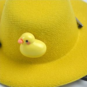Gelbe Ente Dekoration für Haustier Katze Hut Gelbe Ente Muster Haustier Katze Nasses Handtuch - Product Image 4