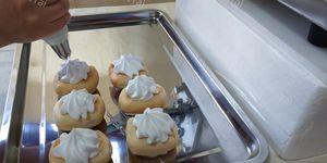 Convertisseur de buse monté par remplisseur 6 pétales 8 pétales sélectionnables gâteau crème fromage quantitatif manuel Machine de remplissage <span class=keywords><strong>pièces</strong></span> de rechange - Product Image 6