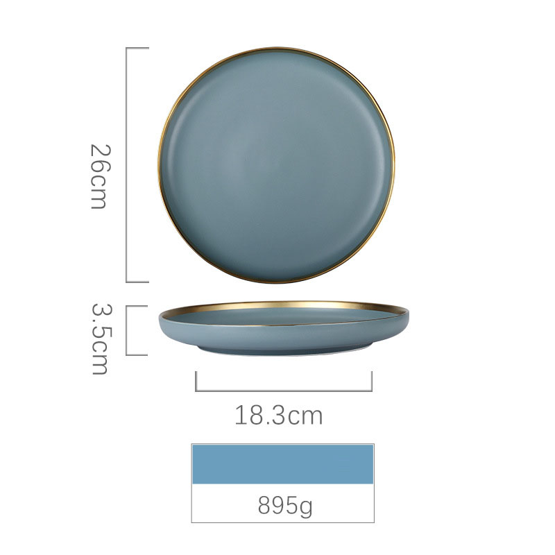 Plato llano de 10 pulgadas