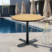 Tables de bar personnalisables JH-BT6 Great Voyage, style moderne minimaliste, en panneaux de bois, pour salon et chambres d'hôtel