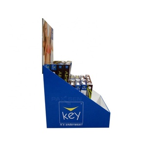 Wholesale Custom Foldable Eco-Friendly Cardboard <b>Counter</b> Top Display Rack for POP Corrugated Underwear Rack - Product Image 2