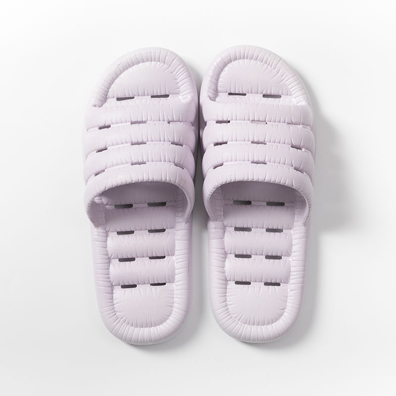 Hollow Out Bathroom Slippers Couples Slides Soft Sole Non-slip Summer Hotel Slippers