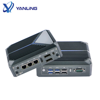 Mini PC Industrial 2026 Hotseller N1121 de Cuatro Núcleos, DDR4, Pantalla 4K, Puerto DP, Sin Ventilador, Dispositivo de Firewall Integrado