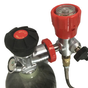 Serbatoio PCP Acecare in Fibra di Carbonio da 3L 4500psi CE ad Aria Compressa con Stazione di Ricarica e Valvola <span class=keywords><strong>HPA</strong></span> - Product Image 4