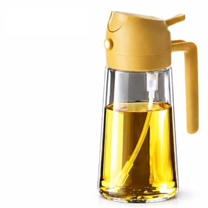 Multifunction 470ml 2 In1 <b>Oil</b> Vinegar Dispenser Bottle Olive <b>Oil</b> <b>Sprayers</b> <b>Oil</b> Spray Bottle for Kitchen <b>Cooking</b> Glass - Product Image 1