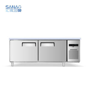 Réfrigérateur de cuisine sous comptoir <span class=keywords><strong>Table</strong></span> de travail pour congélateur Réfrigérateur <span class=keywords><strong>Table</strong></span> de travail Réfrigérateur Affichage Prix Présentoir de <span class=keywords><strong>table</strong></span> réfrigérée - Product Image 1