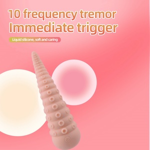 Tentacle <b>Vibrator</b> Vestibular Insertion 10 Frequency Tremor Multiple Pleasure Massage Chest Stimulating Small Beans Anal Plug - Product Image 6