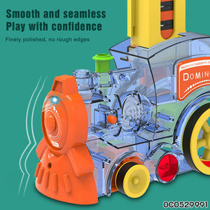 Distributeur <span class=keywords><strong>automatique</strong></span> de trains électriques, jeu de dominos multicolores, jeu de blocs, fabricants personnalisés pour enfants - Product Image 5