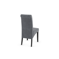 Chaise confortable et robuste avec un assemblage facile, revêtement élégant pour les marchés européens et américains, chaise de salle à manger pour la maison et le commerce