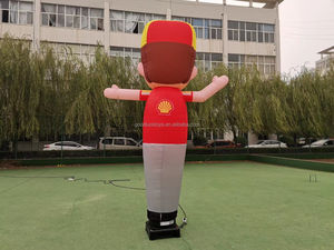 Boneka Tiup Udara Sky Dancer Blower Wacky Waving Inflatable Tube Guy Figur Promosi Tiup Manusia Iklan Bola Displayoon - Product Image 2