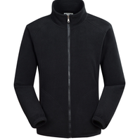Vente en gros de veste polaire double face avec logo personnalisé pour hommes et femmes manteau thermique épais en flanelle avec fermeture éclair