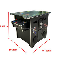 Table d'arcade rétro en métal durable, machine à cocktail vidéo à monnayeur avec 60 jeux, marque Xiaomixing, garantie 12 mois