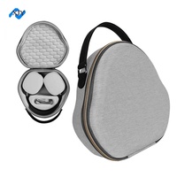 Produsen Cina Headset Headphone membawa EVA casing keras kotak penyimpanan tas abu-abu saja