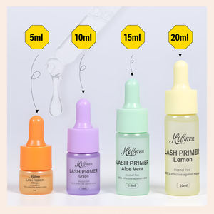 Hollyren 100% Apprêt à cils sans alcool efficace contre les acariens pour l'extension des cils Apprêt à cils parfumé de marque privée Maquillage - Product Image 1