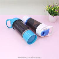 Bouteille de protéines personnalisée de 600 ml sans BPA pour usine OEM/ODM, étanche, pour la gym et le sport, écologique, de qualité alimentaire, compatible lave-vaisselle