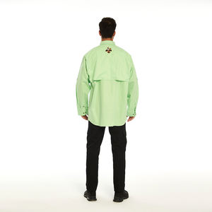 قمصان حماية من الشمس للرجال من UPF 50 + أشعة فوق البنفسجية سريعة الجفاف ومسام للتهوية بأكمام طويلة للسفر ورحلات السفاري والتخييم والصيد والتنزه بأزرار للأسفل - Product Image 2