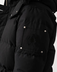 <span class=keywords><strong>Giacca</strong></span> Invernale Originale 3Q Personalizzata Nera con Imbottitura in Piuma e Pelliccia, <span class=keywords><strong>Idrorepellente</strong></span>, Trapuntata in Twill per Uomo - Product Image 4