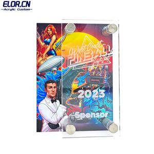 Trophée en acrylique Elor Map Designs, forme découpée par machine CNC, bords polis lisses, personnalisé - Product Image 6