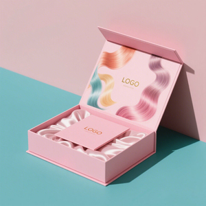 <span class=keywords><strong>Caja</strong></span> de Peluca de lujo, tamaño de logotipo personalizado, cartón, cierre magnético, extensión de cabello, embalaje, <span class=keywords><strong>caja</strong></span> de regalo de papel <span class=keywords><strong>para</strong></span> peluca con forro de satén - Product Image 1
