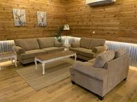 Faite maison en bois de style arabie saoudite, idéale pour une villa, un espace aquatique, une maison en bois
