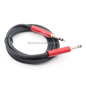 B-Gauge TRS Patch <strong>Cables</strong> - 6mm O.D Starquad <strong>Cable</strong>. Moulded Ends 1ft / 1.5ft / 2ft / 3ft / 4ft - Product Image 6