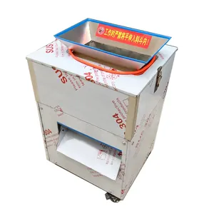 Stainless steel whole chicken cutter machine meat strip cutting machine fish fillet making machine