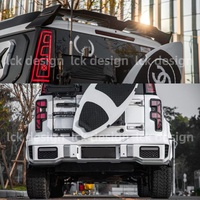 Nouveaux accessoires automobiles, kit de modification de carrosserie, pare-chocs avant, pare-chocs arrière, spoiler de capot, plastique PP ABS, style LCK pour BAIC BJ40