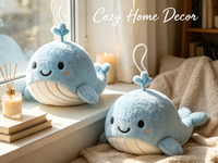 Porte-clés fantaisie en peluche baleine bleue, jouet animal marin personnalisé en coton PP doux pour souvenirs promotionnels
