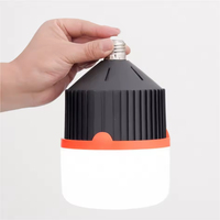 Ampoule LED d'urgence pour marché nocturne domestique 9w 15w 20w 50w, éclairage tactile, design télescopique, ampoule de camping E27