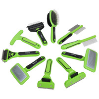 Brosse démêlante pour chien, peigne à aiguilles pour démêler les nœuds et éliminer les poils flottants, outil de toilettage