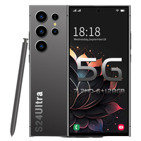 Smartphones S25 Ultra Originaux 16 Go + 1 To de Stockage 5G Double SIM Téléphone Mobile CDMA Écran QHD LED Compatibilité LTE Deca Core