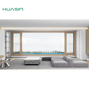 Huasin OEM ODM, Proveedor de <span class=keywords><strong>Ventanas</strong></span> de Madera Revestidas de Aluminio con Drenaje Oculto Estándar Estadounidense 2025 - Product Image 2