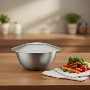 Tazón Térmico de Doble Pared con Tapa de 2 L y 20 cm para Almacenamiento y Servicio de Alimentos - Product Image 3