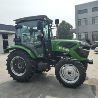 Traktor 70HP 80HP 90HP 100HP 4x4 Diesel Berkualitas Baik  Traktor Mini Roda untuk Pekerjaan Pertanian