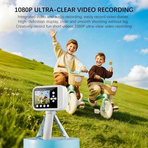 <span class=keywords><strong>Appareil</strong></span> <span class=keywords><strong>photo</strong></span> numérique pour enfants Printcamera avec impression instantanée, papier d'impression 3 couleurs, mini trépied 32 Go, vidéo 48 MP 1080P, pour les enfants de 3 à 12 ans (<span class=keywords><strong>blanc</strong></span>), <span class=keywords><strong>appareil</strong></span> <span class=keywords><strong>photo</strong></span> instantané <span class=keywords><strong>Polaroid</strong></span> - Product Image 3