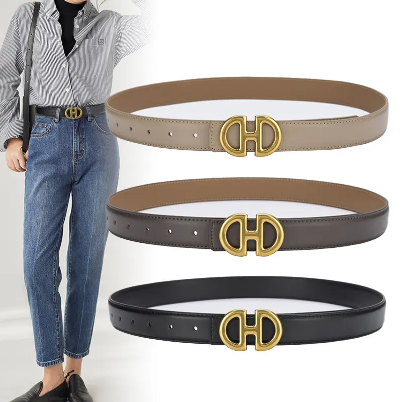 Großhandel mit mehrfarbigen Damen gürteln Modedesigner Taillen gürtel für Damen hemd Jeans Casual