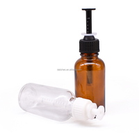 Flacon compte-gouttes de graduation en échelle brun ambré de 1 oz 30 ml avec marquages de mesure