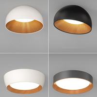 Plafonnier LED rond plat et fin en fer et acrylique, moderne, pour chambre à coucher, salon, vente en gros d'usine, pour centre commercial