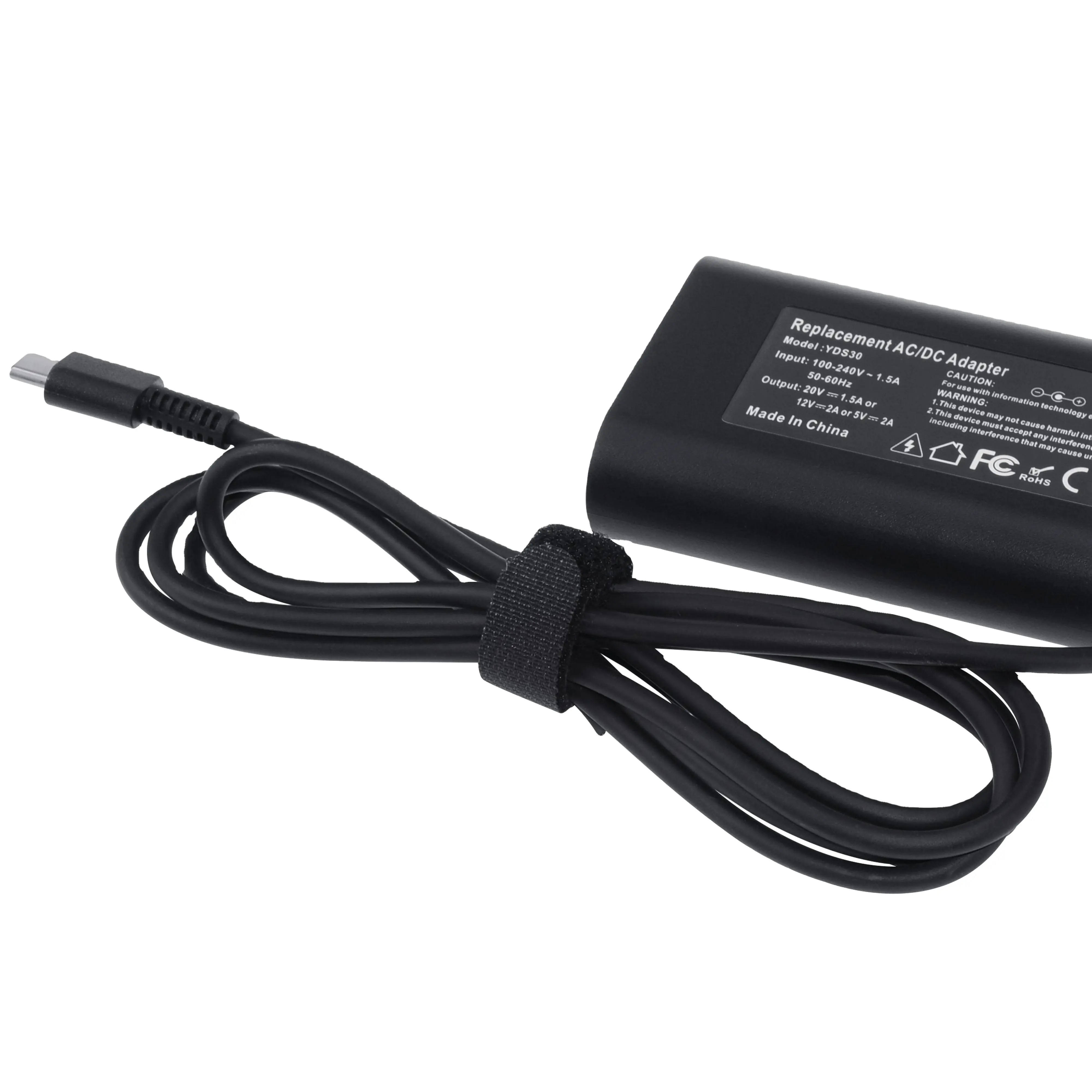 Nieuwe Laptop Oplader Ac Adapter Voor Dell 30W Usb C TYPE-C Lader 20V 12V 5V 1. 5a 2a 2a