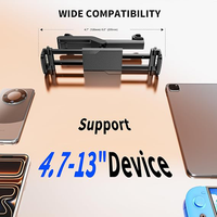 Support de tablette universel pour tableau de bord de voiture, anti-poussière, en ABS, OEM personnalisé, bras rotatif extensible, pour tablettes de 4,7 à 13 pouces, vente en gros