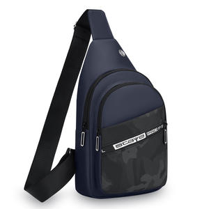 男士跨界时尚牛津休闲肩斜跨腰包拉链封口u盘功能新款背包时尚批发 - Product Image 6