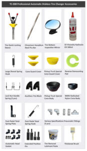 Machine à changer et équilibrer les pneus automatique Tricar en promotion avec certification CE et équilibreuse de roues intégrée - Product Image 4