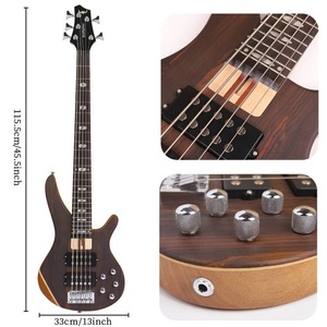 Kit de Guitare <span class=keywords><strong>Basse</strong></span> Électrique OEM Haut de Gamme 4/<span class=keywords><strong>5</strong></span> <span class=keywords><strong>Cordes</strong></span> Corps Plein, Bajo Electrico de Haute Qualité avec Micro Actif - Product Image 5