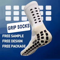 Chaussettes de football antidérapantes haute performance - Conception personnalisée du bord et de la semelle pour les joueurs hommes et femmes, entraînement et matchs