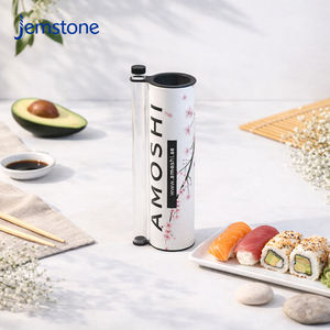 Cilindro de Papel de Lujo con Diseño Personalizado para Empacar Rollos de Sushi, Tubo de Cartón Rígido Redondo de Grado Alimenticio para Empacar Sushi - Product Image 5