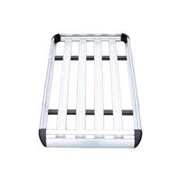 Kit de panier de toit plat en aluminium de haute qualité à fixation par boulons, profil bas, robuste, pour véhicules universels SUV 4x4